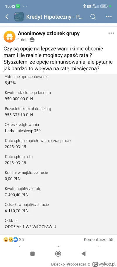 Dziecko_Proboszcza - Jakiś fejk bo takie same kwoty widziałem wczoraj na grupie kredy...