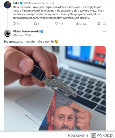 Rogogon5 - #mecz  Chłop już był w ostrosłupie uwięziony i już wszystko było dobrze, a...