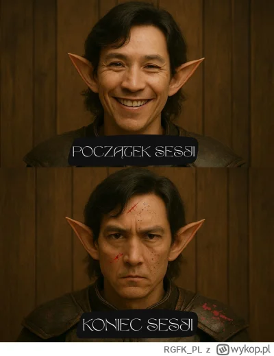 RGFK_PL - Mój zaprzyjaźniony Mistrz Gry, Bartek zaprosił mnie i moich dwóch kumotrów ...