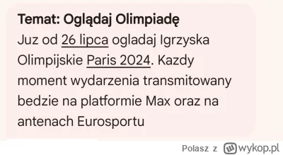 Polasz - Dla orange Olimpiada i Igrzyska Olimpijskie to wymienne pojęcia ¯\(ツ)/¯

#Or...