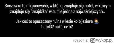 r3ap3r - Ciekawe co tam jest?

Miejscowość: Soczewka
Hotel: http://www.soczewka32.pl/...