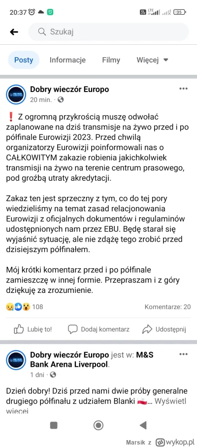 Marsik - Państwo EBU ᶘᵒᴥᵒᶅ

#eurowizja