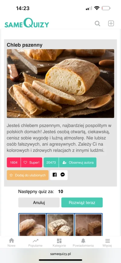 Zoyav - jestem chlebem pszennym

#psychotesty #psychologia