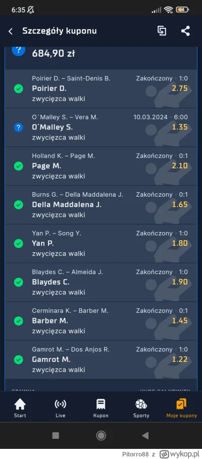 Pitorro88 - Dziękuję Panowie na tagu i panowie w oktagonie. Fajna gala warto było zar...