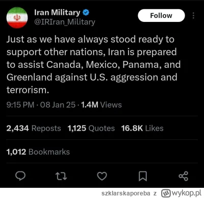 szklarskaporeba - #iran #dania #kanada #usa #trump #polityka 

XDDDDDD