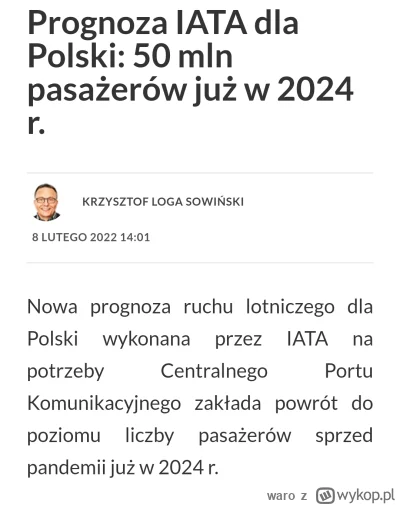 waro - >Jak się do tego odnosisz, wiedząc, że w tych prognozach zawarto np. przytoczo...