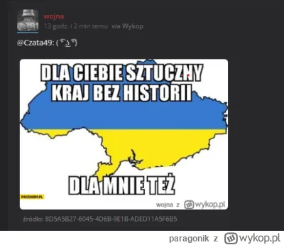 paragonik - @fff112: wojna doskonale o tym wie, ale sam jest onucą - dlatego przylazł...