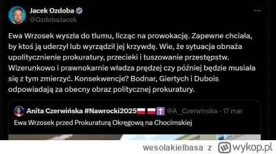 wesolakielbasa - Fundusz Sprawiedliwości też ich sprowokował.
#polityka