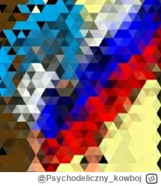 Psychodeliczny_kowboj - Zaczynam przygodę z grafiką komputerową, stworzyłem taką moza...