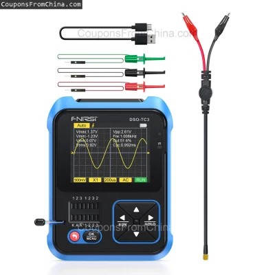 n____S - ❗ FNIRSI DSO-TC3 Digital Oscilloscope
〽️ Cena: 36.99 USD
➡️ Sklep: Banggood
...