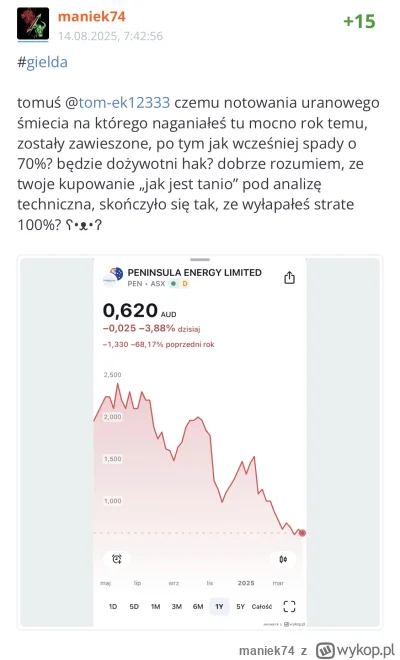 maniek74 - @tomkom bo AT się sprawdza na tyle co rzut moneta, masz poniżej przykład t...