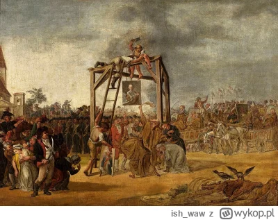 ish_waw - Wieszanie Konfederatów w Warszawie - obraz z ok. 1794 r., prawdopodobnie au...