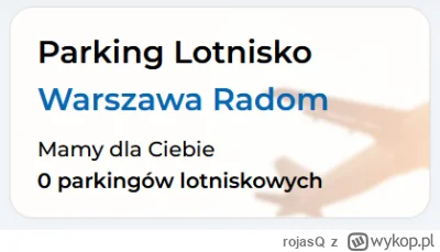 rojasQ - Ktoś z Mirków parkował już może na dłuższy czas na parkingu lotniska Warszaw...