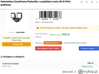 derecki - #castorama zmieniła politykę cenową - najlepsza cena może być dostępna tylk...