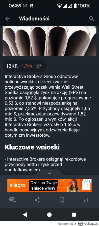 Rossomak - Czy dzisiaj odpalimy trąbki na szczurze?

#gielda