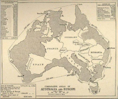 pogop - Już w latach 30-tych udawadniano, że Australia jest duża XD 

This 1939 overl...