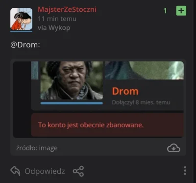 Drom - Witam kolejnego dnia. 
Ja wciąż zbanowany. I wciąż się nie poddaję, jestem nie...