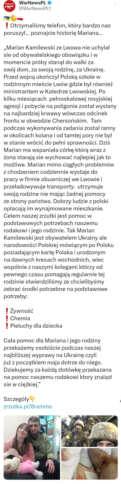 officer_K - Wielki szacunek i podziw dla tego Pana! Takim ludziom warto pomagać, a pr...