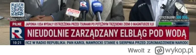 Wwolt - #bekazpisu #polityka Krytykuj władze że źle zarządzają, powódź to wina Tuska.