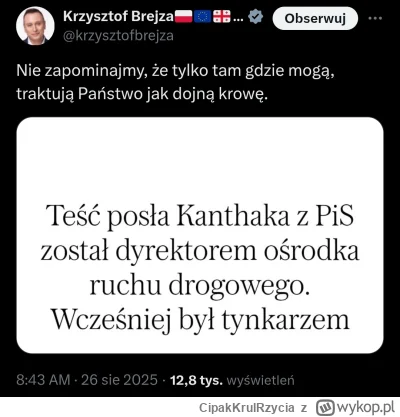 CipakKrulRzycia - #polityka #bekazpisu #pracbaza