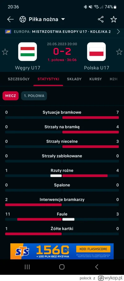 polock - Nie wiem czy wykopki wiedzą, ale na tvp sport jest pewien mecz i Polska gra ...