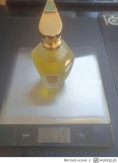 MichalLoczek - @MichalLoczek Waga 100 ml z korkiem