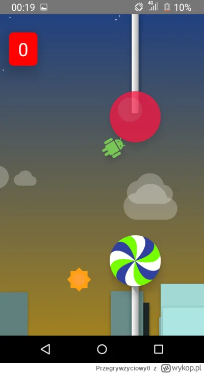 Przegrywzyciowy0 - Flappy bird w ustawieniach programistycznych androida 5 #ciekawost...