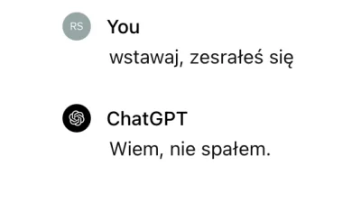 LewCyzud - widzę, że #chatgpt został już odpowiednio wytresowany przez wykopków XD