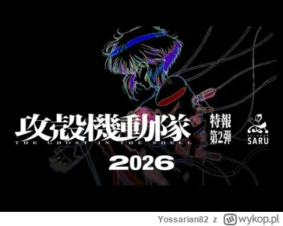 Yossarian82 - #ghostintheshell #anime Coś się kroi nowego, mam nadzieję że to film a ...