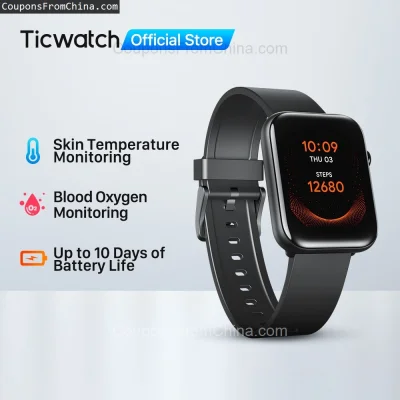 n____S - ❗ Ticwatch GTH Smart Watch [EU]
〽️ Cena: 41.25 USD (dotąd najniższa w histor...