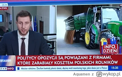 Aquamen - O cholerka #tvpis twierdzi, że chodzi o polityków #psl i #polska2050. Zboże...