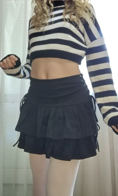 AriasBap - #femboy swetrowy crop top