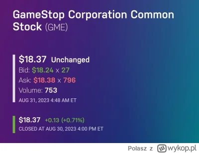 Polasz - Lista obecności premarket
#gme