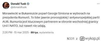 N331 - W Europie poleciały wszystkie mniej lub bardziej lewicowe rządy, z wyjątkiem H...