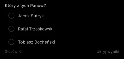 TrexTeR - Nie działa ankieta :( Nie pokazuje ilosci oddanych głosów. 
(Głosy zostały ...