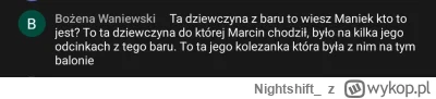 Nightshift_ - #raportzpanstwasrodka 
Ktos cos ??? Gapowaty kreci z bargirl ktora sie ...