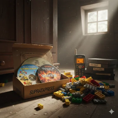 klaudia-hadalala - Dzisiaj sprzątałem u mamy na strychu. W rogu, za starymi nartami, ...