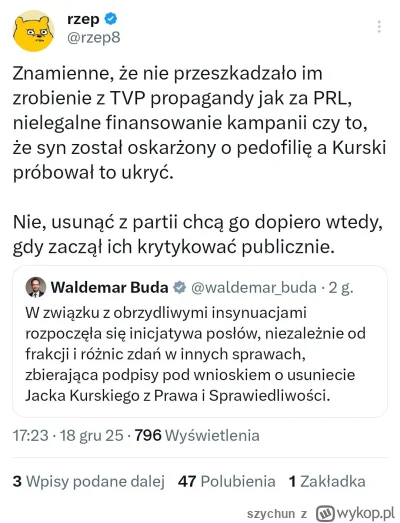 szychun - #polityka #bekazpisu standardy, rzeczy niezbyt ważne, ważne i ważniejsze, t...