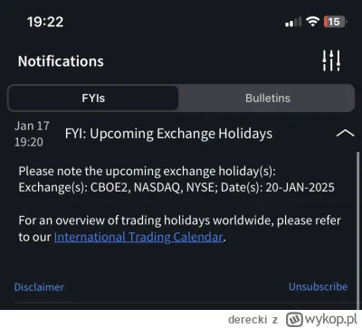 derecki - #gielda ehh nasdaczi zamknięty w poniedziałek (╥﹏╥)