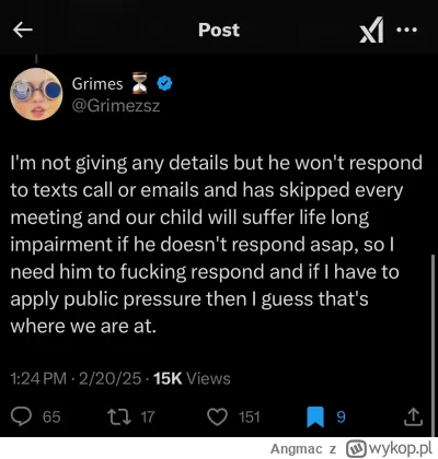 Angmac - I kontynuacja

Podobno wpisy dostały shadowbana, więc chyba musiał to zobacz...