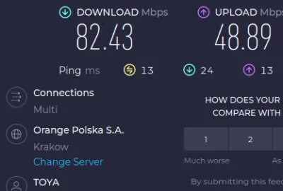 draxgar - >Server: Orange Polska S.A. - Krakow (id: 7175)

@Gary91: