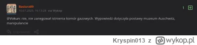 Kryspin013 - @CrimsonCube: typ wcześniej bronił Brauna o "fejkowych komorach gazowych...