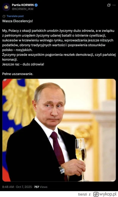 banzi - Bez komentarza 

#polityka #rosja #wojna #ukraina #konfederacja #bekazkonfede...