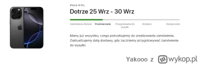 Yakooo - @Oastry: U mnie koniec końców dodzwoniłem się około 14:40, planowana dostawa...