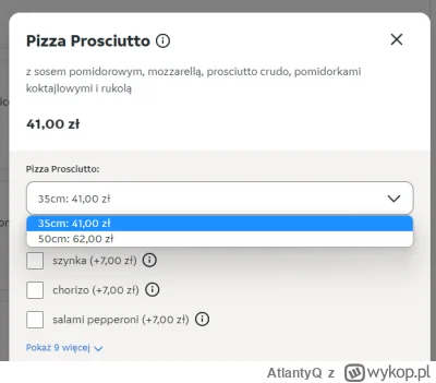 AtlantyQ - Pizza średnia za 41zł?! (╯°□°）╯︵ ┻━┻

#szczecin #pyszne