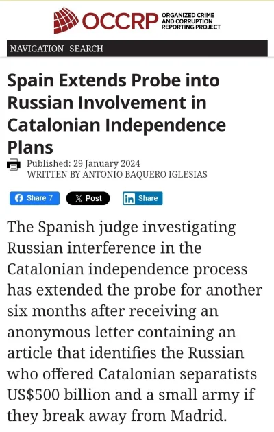 yosemitesam - #rosja #hiszpania #katalonia #ruskimir 
Rozszerzające się śledztwo prow...