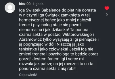 mamracjewieszotym - #tenis zgadzam się z tym komentarzem. Albo Iga się ogarnie albo n...