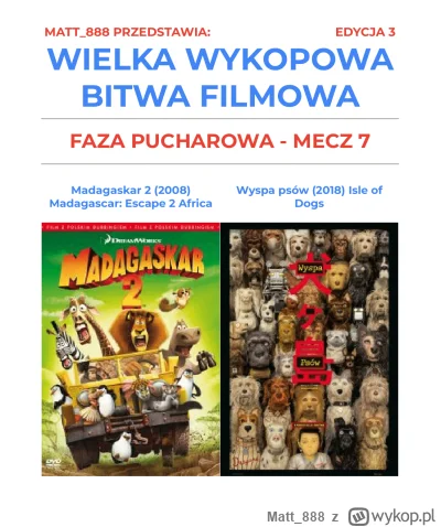 Matt888 - WIELKA WYKOPOWA BITWA FILMOWA - EDYCJA 3!

Tag do obserwacji lub czarnolist...