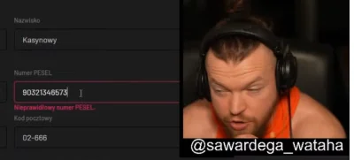 razdwatrzy55 - wardega w szoku, że nie wchodzi mu fejk pesel z 32 miesiacem #primemma...
