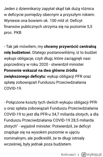 Kefirowa1 - @koko23: A może poczytasz coś więcej na temat tego deficytu, czy wystarcz...